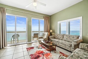 Soak in the beauty from the living area