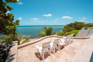 Slide into these Adirondack chairs and enjoy the ocean views.