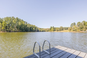 Private dock on quiet cove