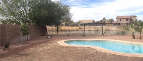 Our Backyard with views of the pool and the 12th tee box