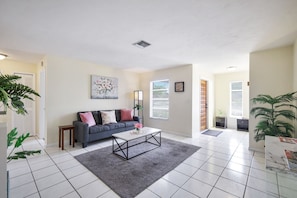 Spacious living room