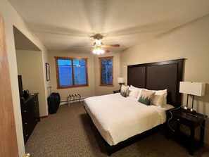 Master bedroom with king size bed