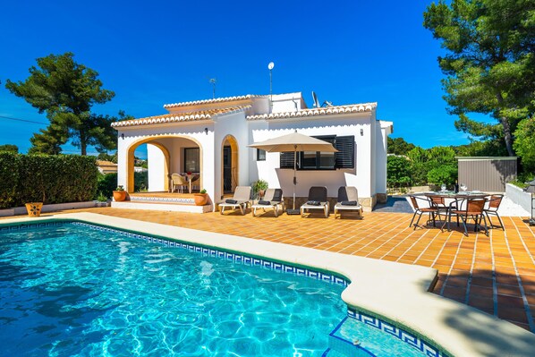 with private pool and terrace