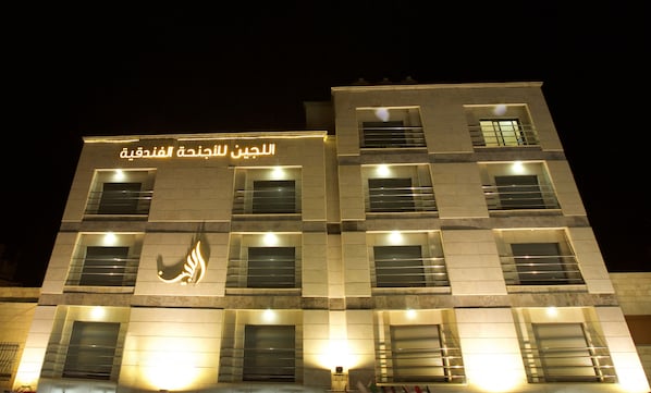 Front of property – evening/night