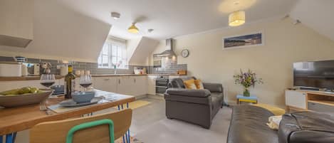 The Coach House: First floor open plan living space