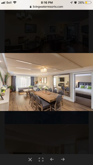 Very spacious dining area