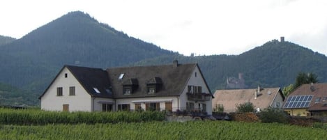 maison vue de la route des vins