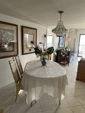 Open floor plan with dining room facing the Atlantic Ocean!