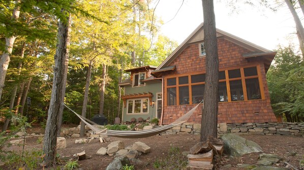 Front of house from the lake