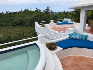 Terrace with dipping pool.