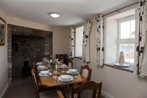 Dining Room with inglenook fireplace