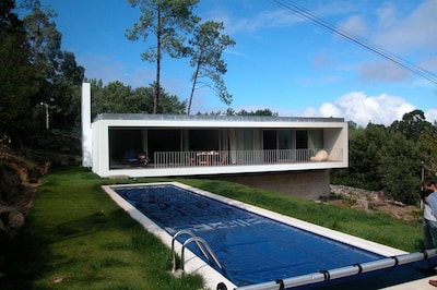 Modern villa with private pool near the beach and overlooking mountain (12016)