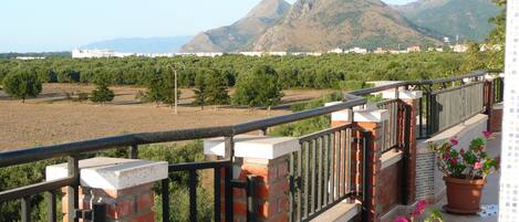 Vue Melbou, Souk-el-Tenine, Djebel Babor depuis la Terrasse privative