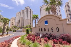 Gated Entrance to the Beautiful Indigo Resort!