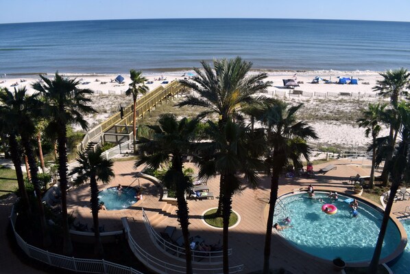 View from our balcony!