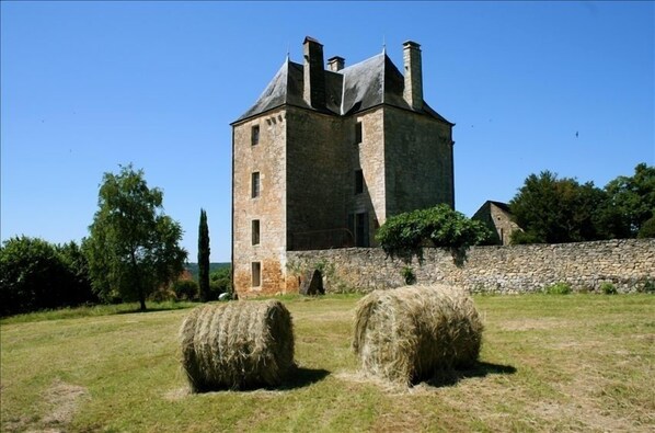 Chateau Peyruzel from East with surrounding property