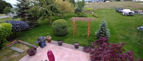 Panoramic Olympic Mountain views from your private patio. 