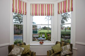 View from the lounge. Over looking croquet lawn