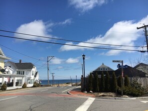 The beach is right down the street. So come home for lunch or any time you want.