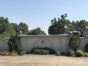 Grand Entry area to the Estate Compound. Plenty of parking up top.