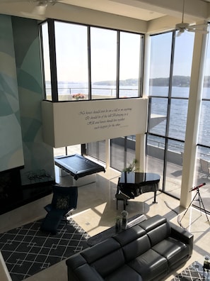 Living area from the balcony