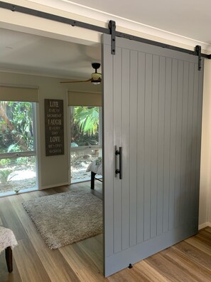 Main bedroom barn door 