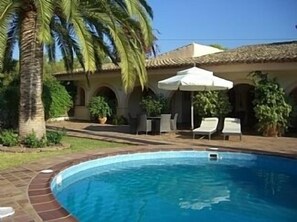 View of the Pool and Garden