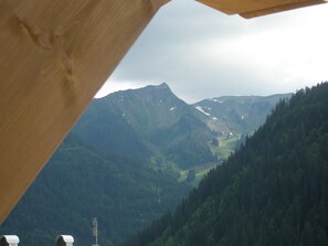 Blick von der Unterkunft