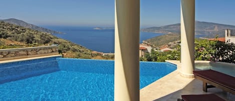 Infinity pool with a spectacular view