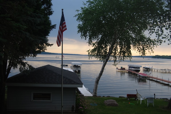 Enjoy this great view from just about any room in the cottage and from the deck. 