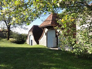 The barns are often photographed for their historic architecture 