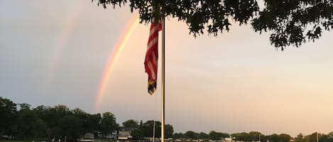 views from the boathouse deck