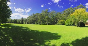 3 acres of beautiful park like lawns