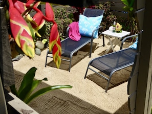 a private sun area for you to enjoy!