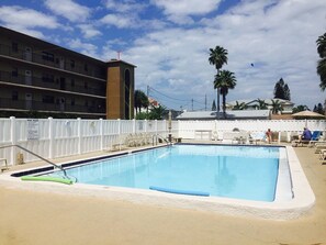 Condo pool area