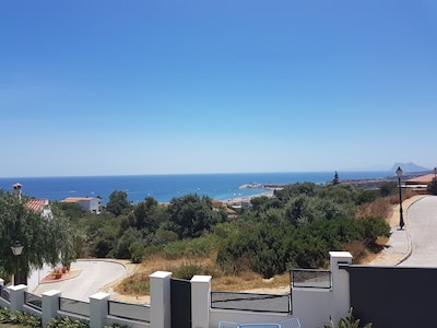 Beautiful view of the Mediterranean Sea, golf vacation, Sotogrande