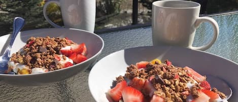 Breakfast on the deck