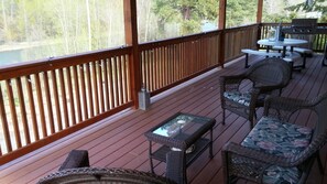 Second Floor Deck w/Gas Grill and Lounge Seating
