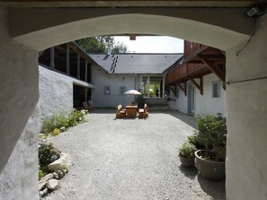 court yard Bohemian Farmhouse