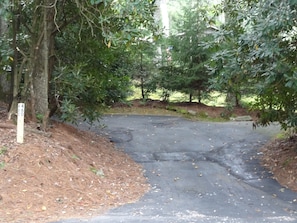 driveway view from the road (HWY 64)