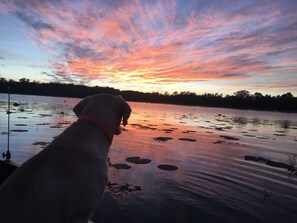 Sunset at the shack