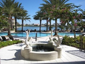 Clubhouse Infinity Pool Entrance