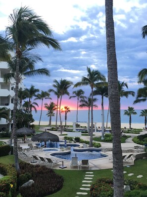 Morning view from balcony 