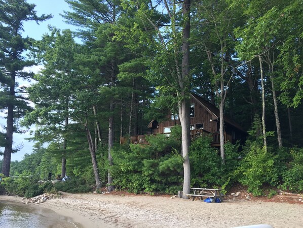 Cabin on beach