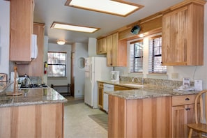 Kitchen with new cabinets & countertops