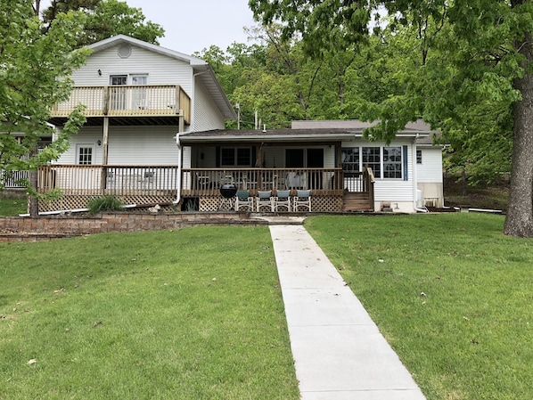 View of House from Covered Dock