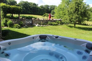 Hot tub - private over looking pool area