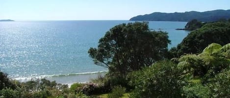 Vista para a praia ou o mar