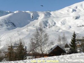 Blick aufs Gebirge