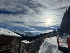 Cimes is the second building , Trabanta piste runs behind, taken at lift station